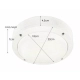 LUNA LED plafon IP44 106536 White Markslojd